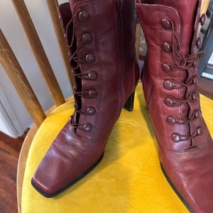 Carina burgundy boots.